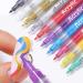 3 in 1 One Step Nail Polish Pen Nail Polish Pen One Step Nail Gel Pen-No Base and Top Coat Needed Nail Gel Painting Varnish Pen Nail Art Manicure Pen Nail Art Tools for DIY Nail Art Salon at Home 02 - Buy Online on SooperMarket.com