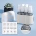 Madenia Travel Bottles Set - 50ml Clear Air Travel Containers for Cosmetics - 4 Piece Set with Labels & Storage Box | International Shipping Available - Buy Online on SooperMarket.com