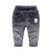 Mud Kingdom Little Boys Fleece Pants Tight Fit Warm Winter 12-18 Months Light Gray
