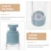 FRCOLOR Travel Shampoo Bottles - 3pcs Portable Lotion Press-Type Cosmetic Bottles for Travel - Buy Online on SooperMarket.com