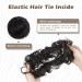 BARSDAR 100% Human Hair Scrunchie in 1B#-Black - Curly Messy Bun Hairpiece for Women & Kids - Updo Chignons - 5.1 inch - Buy Online on SooperMarket.com