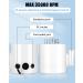35000 RPM Electric Nail Drill File - Professional Adjustable Speed Manicure Pedicure Kit for Acrylic and Gel Nails - LCD Display - White - Buy Online on SooperMarket.com