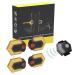 NITEBEAM CarryBright CBX4 Bicycle Turn Signals with Smart Wireless Remote Control Bike Direction Indicator with Horn