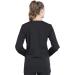 Women's Workwear Professional Snap Front Scrub Jacket - Soft Stretch Material - Medium, Black - WW340 - Buy Online on SooperMarket.com