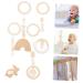 OATIPHO Baby Gym Stuffed Pig Plush Toy Decor for Car - Newborn Fitness Rack Hanging Ornament - Buy Online on SooperMarket.com