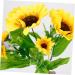 Zerodeko Sunflower Props 2pcs 7 Artificial Flower Bouquet Wedding Bouquet Artificial Flowers Bouquet Artificial Bouquet Decor Flower Arrangement Supplies Sunflower Fake Sunflowers Heads - Buy Online on SooperMarket.com