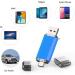 64GB USB C Flash Drive Alihelan 2 in 1 OTG Dual Type C Thumb Drive | USB 3.0 Pen Drive Memory Stick - Blue 64GB - Buy Online on SooperMarket.com