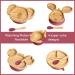 BeauBaby Wombat Bamboo Suction Bowl Set with Spoon - Cherry | Stay Put Silicone Suction Ring | Baby Feeding Bowl - Buy Online on SooperMarket.com