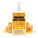 Manuka Honey Cream Face Moisturizer and Body Lotion for Dry Skin Hydrating & Firming Face & Body Skin Care Daily Lotion Lightweight Non-Greasy Anti Wrinkle Honey Facial Cream for Women & Men