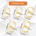 5pcs Oval Finger Splint Set - Finger Support Brace for Trigger Finger - Thumb, Middle, Pinky, Ring Finger - Sizes 6-10 - Buy Online on SooperMarket.com