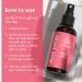 Eve Hansen Organic Rose Water Spray | 4 oz Moroccan Rosewater Face Toner & Makeup Setting Spray | Refreshing & Soothing Mist for Face, Neck, and Hair | Cruelty-Free & Alcohol-Free - Buy Online on SooperMarket.com