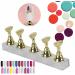 Nail 14 9 2 Display Stand for False Nails Nail Art Practice Gold Magnetic Nail Shelf - Buy Online on SooperMarket.com