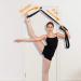 Maoxintek Yoga Belt Leg Extensor - Fitness Stretch Band for Dance Ballet & Gymnastics - Long Cotton Loop with Door Anchor - Black - Buy Online on SooperMarket.com