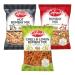 Indian Snack Variety Bundle Containing Cofresh Hot Bombay Mix Bombay Mix Chilli & Lemon Bombay Mix 200g Packs (3 Pack)