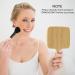 YEAKE Natural Bamboo Hand Mirror - Portable Travel Vanity Mirror for Men & Women - Single-Sided, Medium Size 6.9 x 9.9 - Buy Online on SooperMarket.com