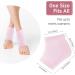 Sibba 4 Pairs Moisturizing Gel Heel Socks Cracked Heel Gel Lined Infused Toeless Spa Socks for Women Soft Cotton Silicone Ventilate Heel Sleeves Open Toe Foot Care Treatment Overnight (Multicolor) 4 Pairs Black+Pink+Gray+Green 4.0 - Buy Online on SooperMarket.com