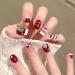 Christmas False Nails Set - Red Nude Snowflakes Xmas Press On Nails for Women (24pcs) - Buy Online on SooperMarket.com
