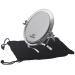 Kosmetex 11cm Travel Mirror - 15x Magnification Standing Cosmetic Mirror with Metal Bracket - Perfect for On-the-Go Beauty - Buy Online on SooperMarket.com