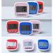 Simple 3D Pedometer with LCD Display - Clip-on Walking & Running Counter in Red | International Shipping Available - Buy Online on SooperMarket.com