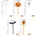 Rsstarxi 50 Pack Plastic Halloween Food Toothpicks Halloween Cupcake Toppers Pumpkin Ghost Spider Bat Cupcake Food Picks for Fruit Appetizer halloween Birthday Party Cake Decorations Design 16 - Buy Online on SooperMarket.com