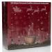Christmas ground coffee advent calendar 2023-24 days ground flavoured coffee advent calendar with coffee beans stencil | Gourmet Coffee Gift Set for Men women Adults