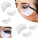 100PCS Eyeshadow Pads Stencils Eyeshadow Eye Eyeshadow Gel Pad Patches For False Eyelash Extensions Sticker Lip Makeup(White 1.97inchx2.68inch)