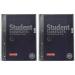 Fountain notepad/college block student premium 4-fold covered (refined cover sheet with metallic effect A4 checkered linear 26 90 g/m 80 sheet) (pack with 2)