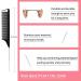 Hair Styling Comb Wax Sticker Set with Edge Brush for Women - 5pcs - Buy Online on SooperMarket.com