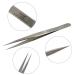LASHVIEW Professional Eyelash Tweezers - Vetus ST12 Straight Pointed Stainless Steel for Precision Grafting & Extensions - Ideal for Lash Extensions & Stickers International Shipping Available - Buy Online on SooperMarket.com