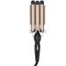 Electric Hair Curler 3 Barrel Curling Iron Wand Adjustable Hair Curler Waver Crimper Hair Styling Tool (Gold 22mm) - Buy Online on SooperMarket.com