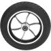 Robust Antislip Alloy Wheelchair Wheel - Textured Tire - Durable Wheel Hub - Bearing Hole - Premium Replacement Wheels Sellers Top Choice - Buy Online on SooperMarket.com