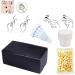 Roseflower nasal hair wax hair removal set - nose wax for men+women facial depilation safe & pain freight nose wax 75g / 10-15 times for use #1