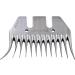 MasXirch 13 Curved Tooth Sheep Shear Clipper Replacement Blades for fit Oster Lister Heiniger Sheep Clippers Detachable Animal Trimmer Shears for Grooming Goats Lambs Llamas Alpacas - Buy Online on SooperMarket.com