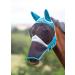 Shires Fine Mesh Fly Mask With Ears and Nose - Teal: Cob