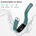 Keponew Fitbit Inspire 2 Bands 6-Pack Small: Black/Gray/White/Blue/Plum/Pine Green - Sport Wristband Replacement for Men and Women - Buy Online on SooperMarket.com