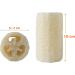 6 Pcs Natural Luffa Sponge Set - Biodegradable Luffa Sponges for Body Washing Shower Scrubs & Kitchen Cleaning - Buy Online on SooperMarket.com