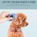 Pulunto Dog Comb Set - 4 Piece Fur Care Kit for Pets | Grooming Tool for Open Knots & Trimming | Ideal for Puppies - Green & Black - Buy Online on SooperMarket.com