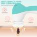 Rechargeable Facial Cleansing Spin Brush Set - 4 Exfoliating Brush Heads | Waterproof Face Spa System by CLSEVXY - Gentle Exfoliation & Deep Scrubbing - Buy Online on SooperMarket.com