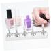 ABOOFAN 1 Set Nail Stands for Press on Nail Stand for Painting Nails Nail Stand for Press on Nail Practice Stand Nail Painting Stand Fake Nail Holder Exercise Rack Symphony Magnet 10.4x3cm As Shown - Buy Online on SooperMarket.com