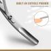 Feryes Nail Skin Clippers - 2 in 1 Professional Nail Shaver & Stainless Steel Nail Skin Remover | 6mm Full Jaw Pliers - Silver Color - Buy Online on SooperMarket.com