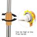 Blow Dryer Holder Stand Hair Dryer Stand Holder Hands Free Flexible Hair Dryer Stand Stainless Steel Adjustable Angle Hair Dryer Holder With Stable Base Easily Install and(Yellow belt flowers) - Buy Online on SooperMarket.com
