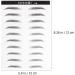 NOLITOY 4 Sheets Pairs 6d Eyebrow Sticker Brow Tatoo Eyebrow Makeup Tools Eyebrow Stickers 3 Proof - Buy Online on SooperMarket.com