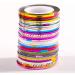 10 Rolls Glitter Nail Art Striping Tape Lines Width 2mm-Striping Tape for Nail Art-Nail Striping Tape Foil-Nail Striping Tape Thick-Nail Striping Tape with Dispenser-Self-Adhesive DIY Nail Art Tape - Buy Online on SooperMarket.com