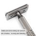 Buy Professional Men's Alloy Retro Razor | Classic Portable Ergonomic Safety Razor - Washable & Blade-Free - Buy Online on SooperMarket.com