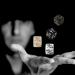 48 Pcs Glitter Sparkle MTG Dice Counters Token Set in Black & White - Loyalty & Starry Marble D6 Cube for CCG MTG Card Gaming - Buy Online on SooperMarket.com