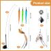 Cat Interactive Toys with Feather Refill - 9PCS Set for Exercising and Eliminating Boredom - Buy Online on SooperMarket.com