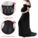 FEOYA Maxi Maternity Dress: Lace Strapless Gown for Pregnant Women Photography - Black - Buy Online on SooperMarket.com