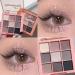 Lovelycat 9 Colors Glitter Eyeshadow Makeup Palette Matte High Pigmented Colorful Creamy Texture Eye Shadow Powder Natural Waterproof Long Lasting Eyeshadow Powder Cosmetics (B) - Buy Online on SooperMarket.com