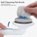 Self Cleaning Slicker Dog Brush for Shedding & Tangles - Ideal for Long & Short Haired Dogs & Cats - Grooming Tool for Indoor Pets - Buy Online on SooperMarket.com