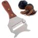 Topyond Truffle Grater - Stainless Steel Chocolate & Cheese Razor with Ergonomic Wooden Handle | Curly Winder for Easy Grating | Ideal for Food Enthusiasts - Buy Online on SooperMarket.com